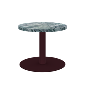 Burgundy Halo Side Table